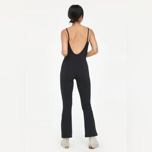 LACAUSA Flow Prana Unitard Jumpsuit Black